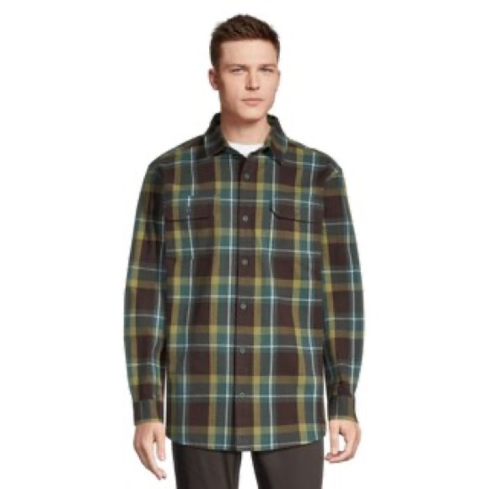 Ripzone Men's Morley Plaid Button-Down Shirt - NEW WITH TAGS-Size L